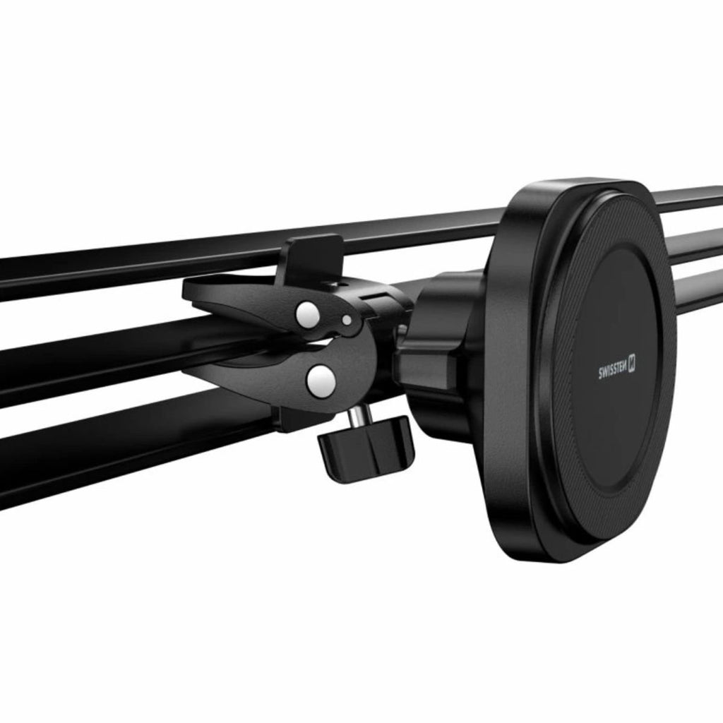 Swissten MagStick Μαγνητική Βάση Αυτοκινήτου για Αεραγωγό με Ασύρματη Φόρτιση έως 15W (MagSafe) 65010611