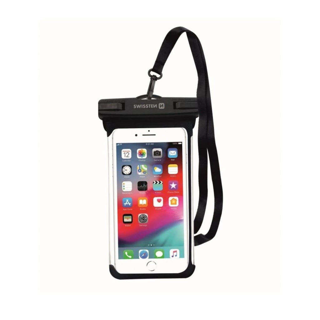 SWISSTEN Αδιάβροχη θήκη IPX8 για Smartphone με Υποστήριξη Οθόνης Αφής