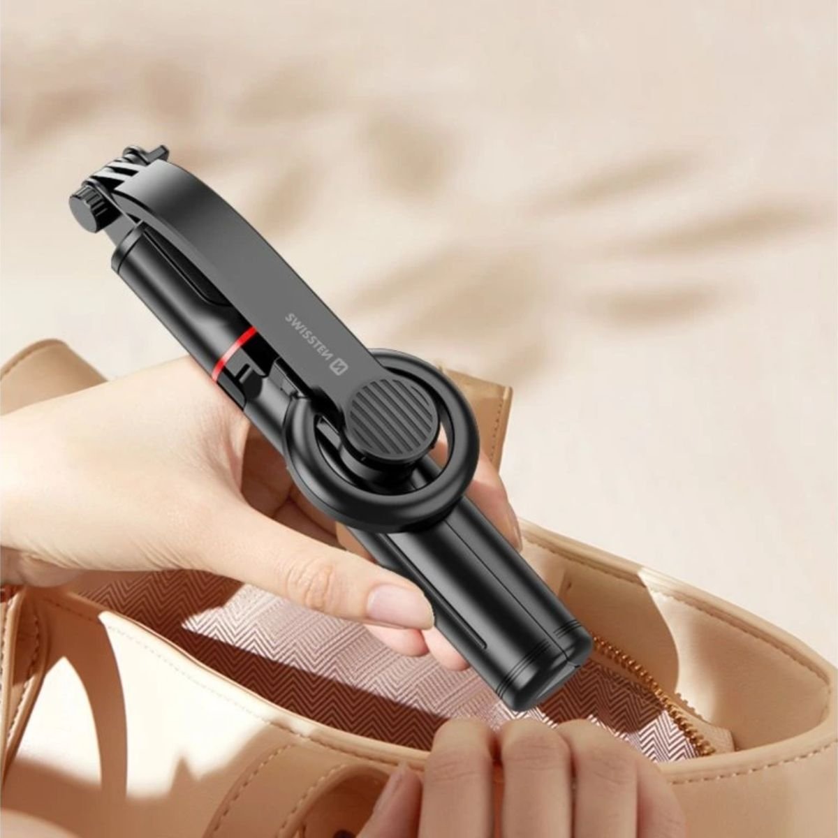 SWISSTEN Τρίποδο Bluetooth Selfie Stick με MagSafe & Τηλεσκοπική Επέκταση 32000500