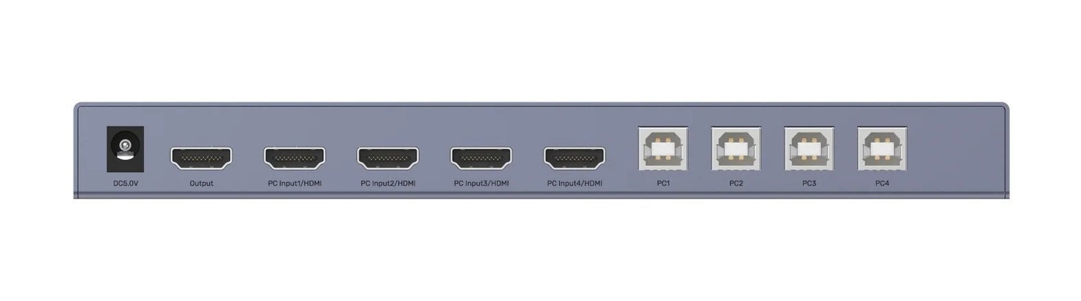 Unitek KVM HDMI Switch 4-1 with 4-Port USB Hub V306A