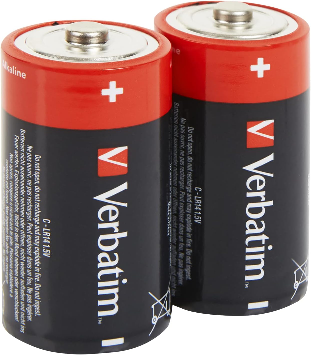 Verbatim Alkaline C 2pcs Batteries
