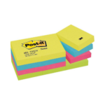 3M 12 X Post-It Notes 653-TF 1200 Sheets 3.8×5.1cm Multicolor