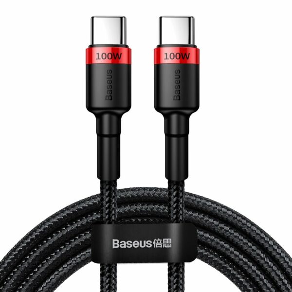 Baseus Cafule Type-C to Type-C Cable PD100W 2.0m Black/Red