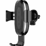 Baseus WXYL-01 Wireless Air Vent Gravity Car Charger Black
