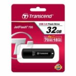 JetFlash 700 USB flash drive encrypted Memory Stick 32GB Windows OS και Mac OS Μάυρο – Transcend