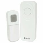 Mercury Wireless W/Proof Doorbell with Portable Chime 350.295UK