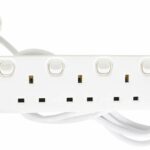 Mercury 4 Gang Switched Extension 2.0m 430.007UK