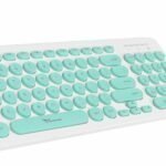 Alcatroz Jellybean A2000 Wireless Keyboard and Mouse White Mint