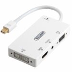 Unitek Y-6354 Mini DisplayPort to HDMI/VGA/DVI/Audio Converter