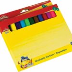 Πλενόμενοι Μαρκαδόροι Ζωγραφικής Χονδροί σε 12 Χρώματα 6mm – Gim Play-Doh