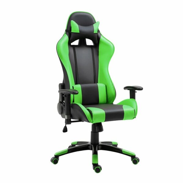 Καρέκλα Gaming 67 x 67 x 123-132 cm Χρώματος Πράσινο HOMCOM 921-037GN