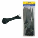 Cable Ties Δεματικά Καλωδίων Μαύρο 100τμχ 2.5X80MM