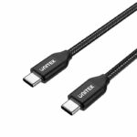 Unitek C14059BK Braided Type-C to Type-C Cable PD 100W 2.0m