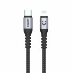 Unitek C14060GY TypeC to MFI Cable 1.0m Grey