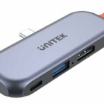 Unitek D1070A 4in1 Plugin USB-C Hub iPad Pro-Air