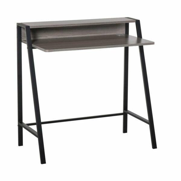 Μεταλλικό Γραφείο με 1 Ράφι 84 x 45 x 85 cm HOMCOM 836-346