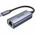 Unitek Converter USB-C to LAN Gigabit Ethernet PD100W U1323A