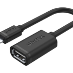 Unitek Y-C438GBK Micro-USB Male to USB-A Female OTG 20cm