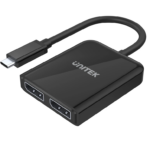 Unitek V1407A Type-C To Dual DP 8K 60Hz Adapter with MST Dual Monitor