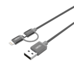 Unitek Y-C4031GY 2in1 MFI & Micro USB 1m Gray