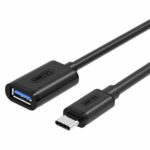 Unitek Y-C476BK USB3.1 USB-C Male to USB-A Female Extension Cable 20cm
