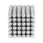 Μαγνητικές Μπίλιες μικρά σφαιρίδια 5mm 216 τεμαχίων σε ασημί χρώμα
