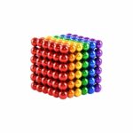 Μαγνητικές Μπίλιες μικρά σφαιρίδια 3mm 216 τεμαχίων σε Multicolor χρώμα, Anti-stress Magnetic Balls