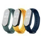 Σετ Λουράκια Σιλικόνης για XIAOMI Mi Band 5 σε 3 χρώματα, BHR4640GL – XIAOMI