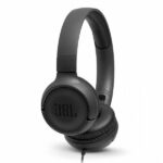 JBL Tune 500, OnEar Universal Headphones 1-button Mic/Rem (Black)