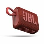 JBL GO3, Portable Bluetooth Speaker, Waterproof IP67, (Red)