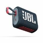 JBL GO3, Portable Bluetooth Speaker, Waterproof IP67, (Blue-Pink)