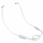 JBL T110BT, InEar Blueth Headphones 3-button Mic/Remote (White)