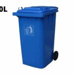 Πλαστικός Κάδος Απορριμμάτων 120L – Μπλέ