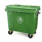 Μεγάλος Πλαστικός Κάδος Απορριμμάτων 1100L