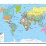 Desk Pad με παγκόσμιο Χάρτη (Στα Ελληνικά)