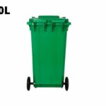 Μεγάλος Πλαστικός Κάδος Απορριμμάτων 120L(ΠΡΑΣΙΝΟΣ ΚΑΔΟΣ)