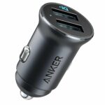 Anker Mobile Charger Car 24W Dual USB-A PowerDrive II Black