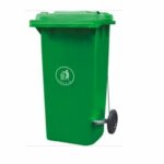 Πλαστικός Κάδος Απορριμμάτων 120L με πεντάλ