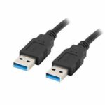 Lanberg USB Type-A 3.0 Male to Male Cable 1.0m Black