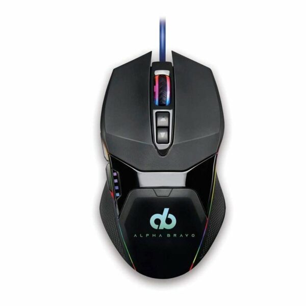 Ενσύρματο Οπτικό Ποντίκι Gaming με 7 Πλήκτρα USB 6400 DPI RGB Alpha Bravo GZ1 Veho VAB-101-GZ1