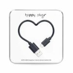 Happy Plugs Micro-USB to USB Charge/Sync Cable (2.0m) – Black