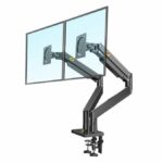NBMounts G32 Desktop Twin Monitor Mount Black