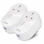 Tenda PH6 AV1000 Passthrough Gigabit Powerline Kit UK