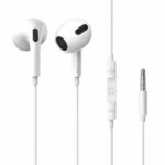 Baseus Headphones In Ear Wired 3.5mm H17 White