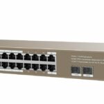 Tenda 16-Port Gigabit PoE Switch 2SFP 250W R/M TEG1118P-16-250W