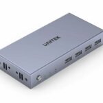 Unitek KVM HDMI Switch 2-1 with 4-Port USB Hub V307A