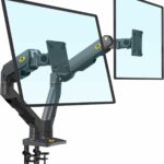 NBMounts G65 Dual Arm Heavy Duty Gas Desk Monitor Mount
