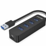Unitek USB-A Hub USB3.0 4Port + USB-C Power Port H1117A