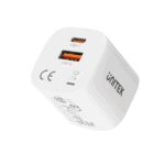 Unitek Charge Wall 33W USB-C PD & QC 3.0 UK White P1125AWH