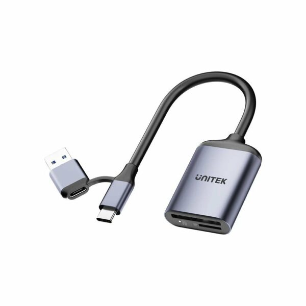 Unitek Card Reader USB A/C Supports SD/Micro SD 4.0 R1018E